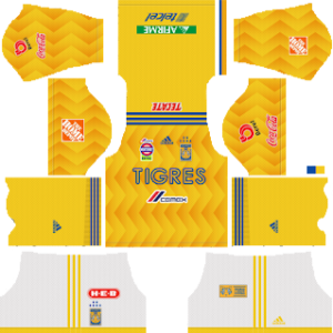 Tigres UANL Kits 2018/2019 Dream League Soccer