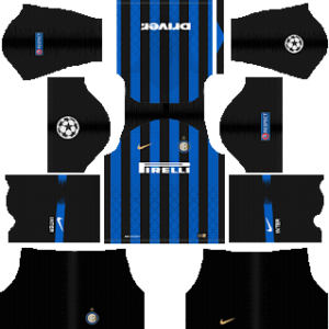 Inter Milan UCL Kits 2018/2019 Dream League Soccer