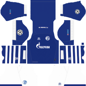 Schalke 04 UCL Kits 2018/2019 Dream League Soccer