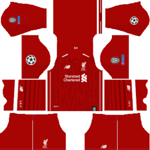 Liverpool UCL Kits 2018/2019 Dream League Soccer
