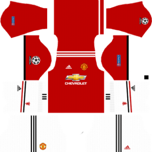 Manchester United UCL Kits 2017/2018 Dream League Soccer
