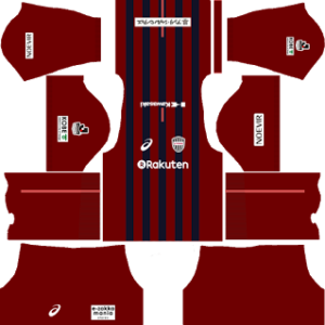 Vissel Kobe Kits 2016/2017 Dream League Soccer