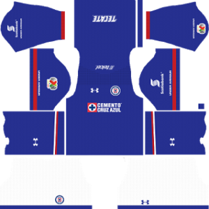 Cruz Azul Kits 2017/2018 Dream League Soccer