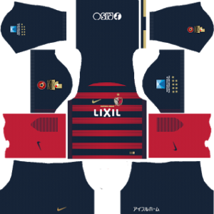 Kashima Antlers Kits 2017/2018 Dream League Soccer