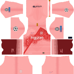 Barcelona UEFA Badge Third Kit