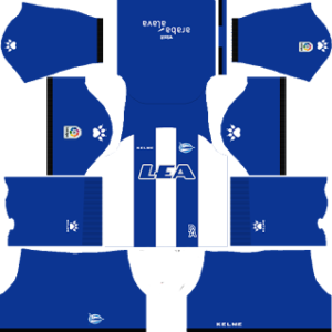 Deportivo Alaves Kits 2017/2018 Dream League Soccer