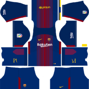 Barcelona Kits 2017/2018 Dream League Soccer