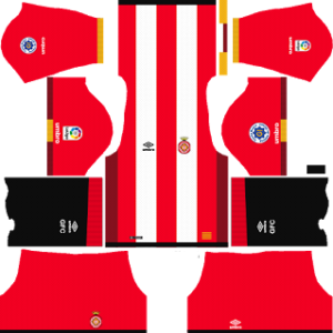 Girona FC Kits 2017/2018 Dream League Soccer