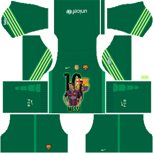 Messi Barcelona GoalKeeper Away Kit