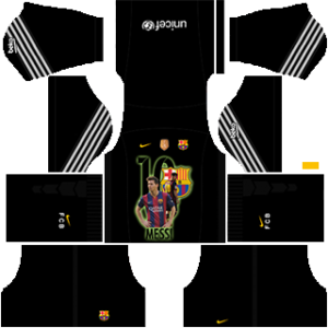Messi Barcelona Goalkeeper Home Kit