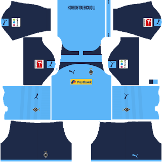 Borussia Monchengladbach DLS Kits 2021 - Dream League Soccer Kits 2021