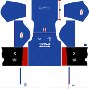 Rangers FC DLS Kits 2021 - Dream League Soccer Kits 2021