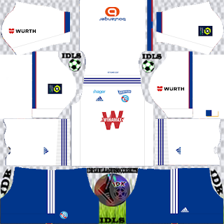 RC Strasbourg Alsace Away Kit