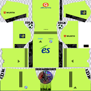 RC Strasbourg Alsace Goalkeeper Away Kit