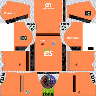 RC Strasbourg Alsace Goalkeeper Home Kit