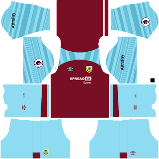 Burnley FC DLS Kits 2022