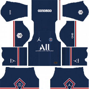 Paris Saint-Germain DLS Kits 2022 - Dream League Soccer Kits 2022