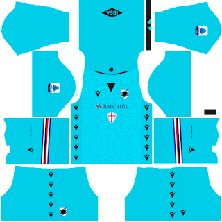 Sampdoria gk third kit 2022