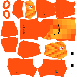 Barcelona gk home kit 2022