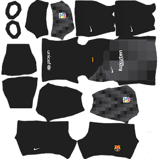 Barcelona gk third kit 2022