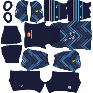 Olympique Marseille away kit 2022