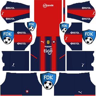 Cerro Porteno DLS Kits 2022 - Dream League Soccer Kits 2022