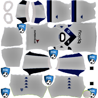 Club Atlético Vélez Sarsfield DLS Kits 2022 - Dream League Soccer Kits 2022