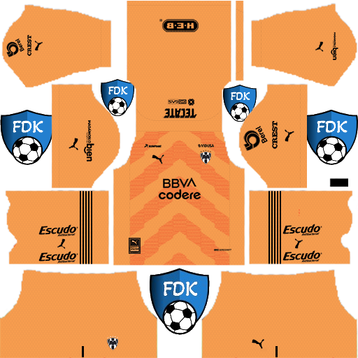 CF Monterrey DLS Kits 2023 Dream League Soccer Kits 2023