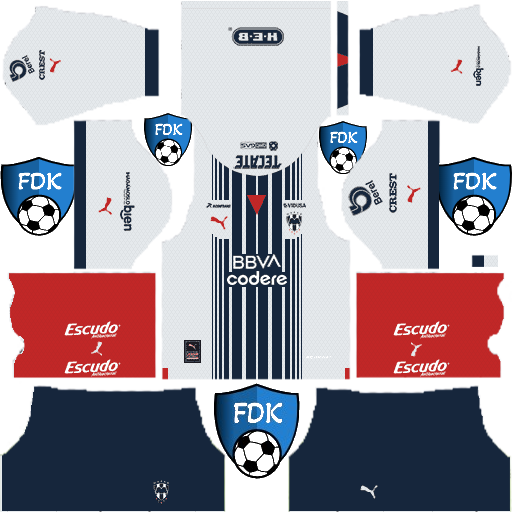 CF Monterrey DLS Kits 2023 - Dream League Soccer Kits 2023