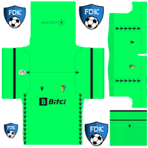 Cádiz CF PLS Kit 2022 gk home