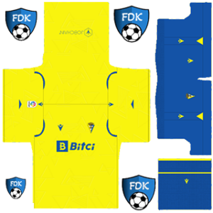 Cádiz CF Pro League Soccer Kits