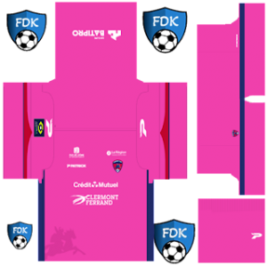 Clermont Foot PLS Kit 2022 gk third