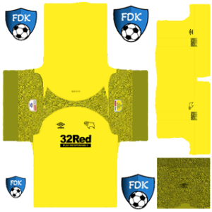 Derby County FC PLS Kit 2022 gk away