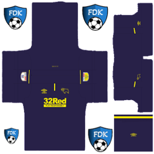 Derby County FC PLS Kit 2022 third