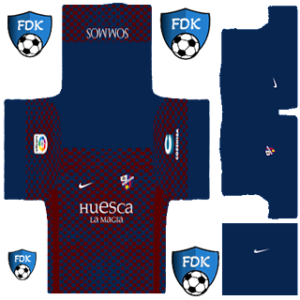 SD Huesca Pro League Soccer Kits