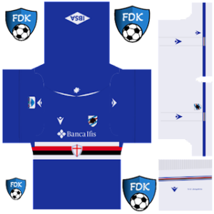 Sampdoria Pro League Soccer Kits