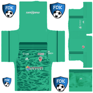 AC Ajaccio PLS Kit 2022 gk home