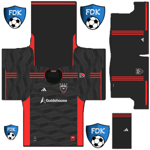 DC United Pro League Soccer Kits