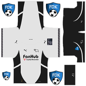 Derby County FC Pro League Soccer Kits