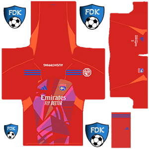 Olympique Lyonnais PLS Kit 2025 GK Home