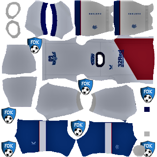 Rangers FC DLS Kits 2023 - Dream League Soccer Kits 2023