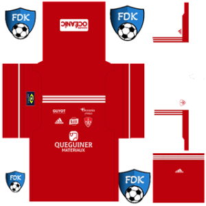 Stade Brestois Pro League Soccer Kits