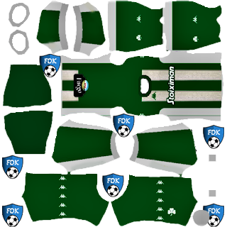 Kit Panathinaikos FC 2023 Dream League Soccer & Logo DLS Kit