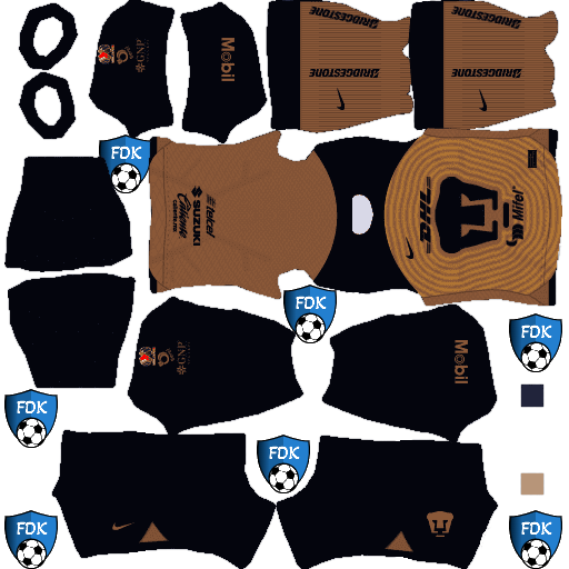 Pumas UNAM DLS Kits 2023 Dream League Soccer Kits 2023