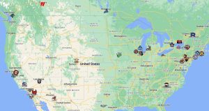 AHL Teams Map with logos | AHL Teams Location - FTS DLS KITS