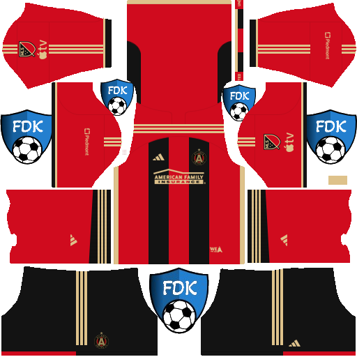 Atlanta Kit Atlanta United FC DLS Kits 2023 - Dream League Soccer Kits 2023