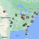 ECHL Teams Map