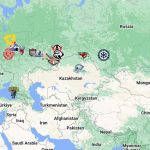 KHL Teams Map