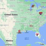 USFL Teams Map