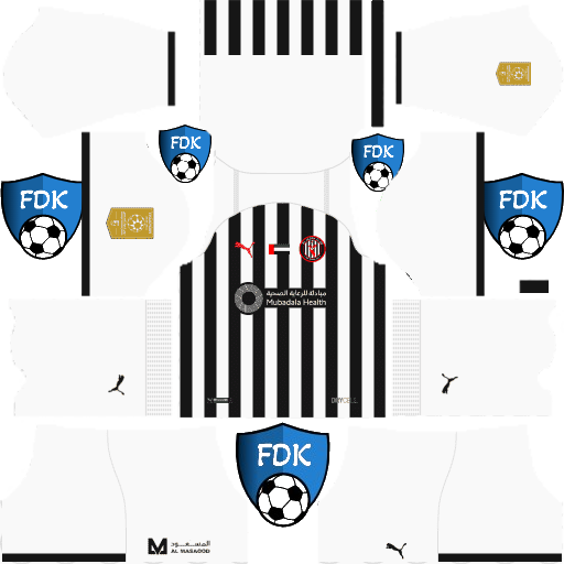 Al Jazira Club DLS Kits 2023 - Dream League Soccer Kits 2023